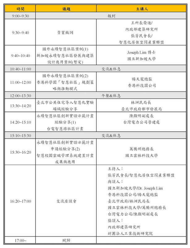 活動議程